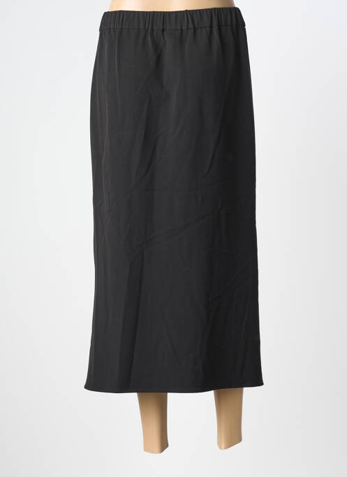 Fustă lungă țesătură crep negru VILA femme