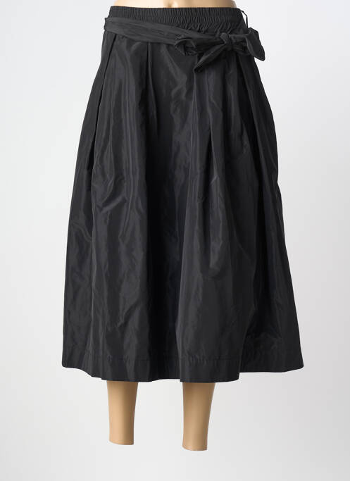 Fustă lungă croială evazată negru O'MER femme