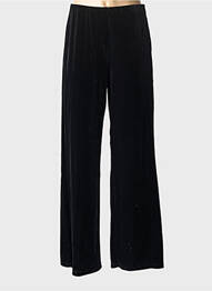 Pantalon drept elasticitate mărime normală negru GRACE & MILA femeie