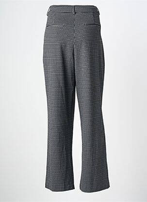 Pantalon drept talie cu cleme mărime normală gri ICHI femeie