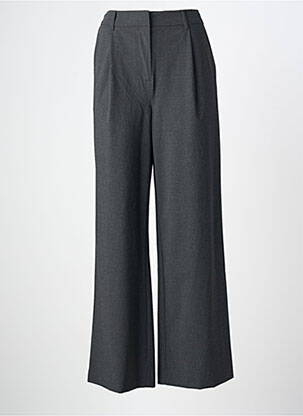 Pantalon drept talie cu cleme mărime normală gri JC.SOPHIE femme