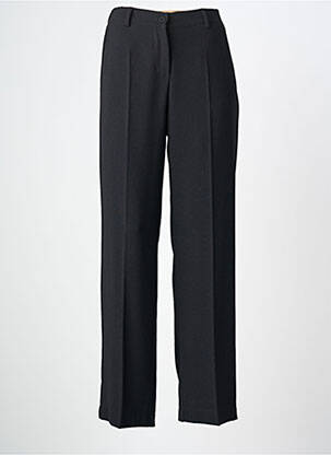 Pantalon drept închidere cu fermoar sub clapetă cu cârlig mărime normală negru PAKO LITTO femeie