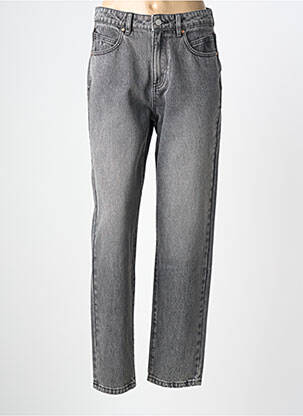 Blugi cu croială slim țesătură brută mărime normală gri MKT STUDIO femme