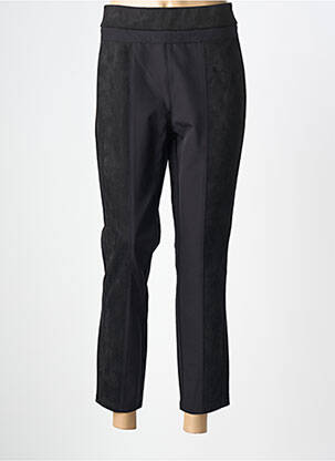 Pantalon 7/8 elasticitate mărime normală negru STREET ONE femme