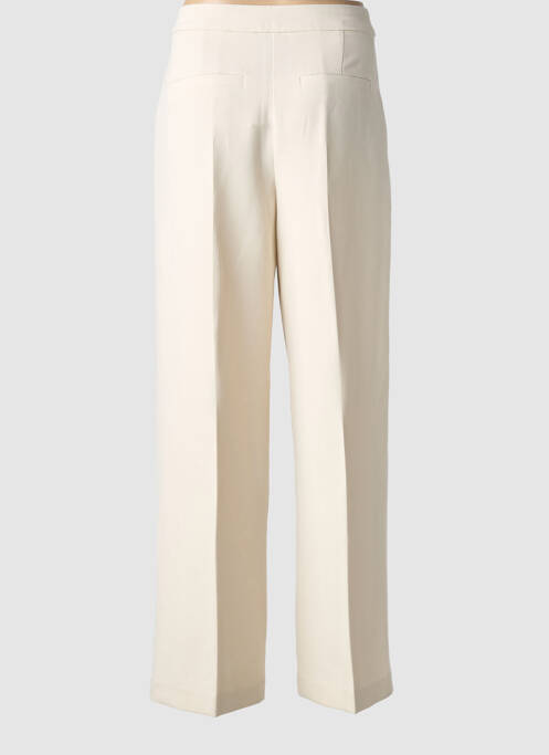 Pantalon drept țesătură crep mărime normală bej B.YOUNG femme