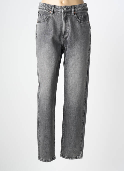 Blugi cu croială slim țesătură brută mărime normală gri MKT STUDIO femme