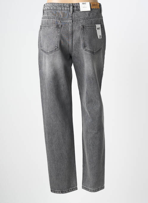 Blugi cu croială slim țesătură brută mărime normală gri MKT STUDIO femme