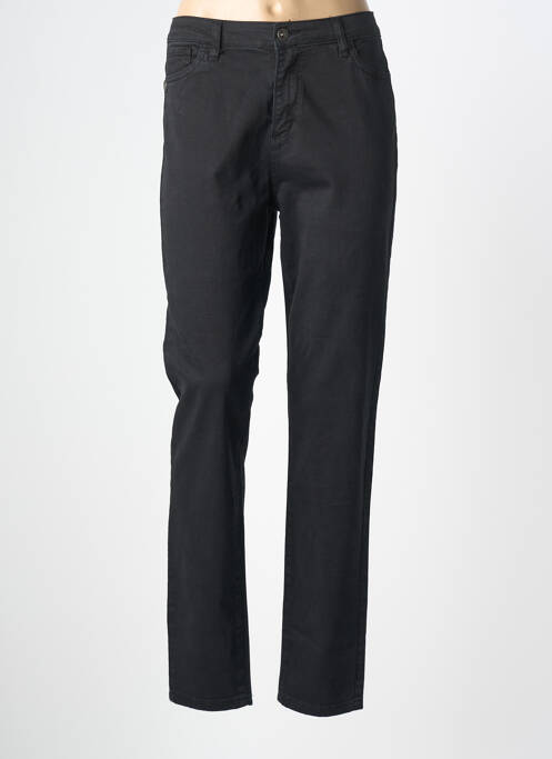 Pantalon slim țesătură poplin mărime normală negru PAKO LITTO femme