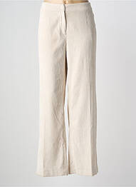 Pantalon larg buzunare mărime normală bej SIGNE NATURE femme