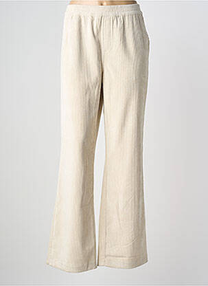 Pantalon larg mărime normală mărime normală bej MKT STUDIO femme