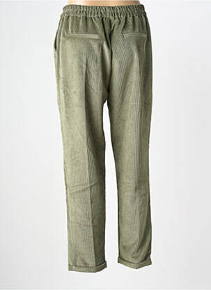 Pantalon larg buzunare mărime normală verde PAKO LITTO femeie