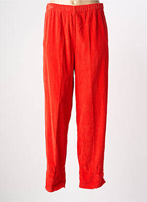 Pantalon larg buzunare mărime normală roșu AMERICAN VINTAGE femeie