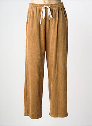 Pantalon larg mărime normală mărime normală maro GRACE & MILA femme