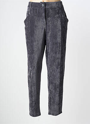 Pantalon drept elasticitate mărime normală gri PAKO LITTO femeie