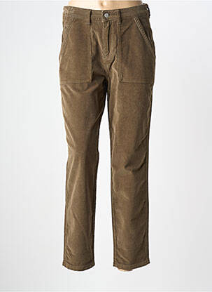 Pantalon drept elasticitate mărime normală verde MKT STUDIO femme