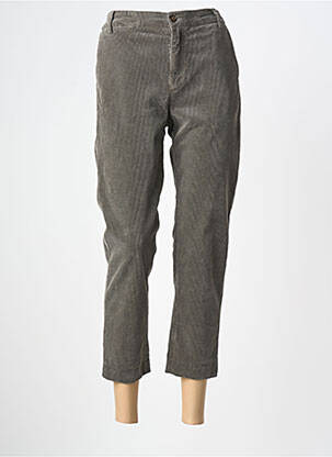 Pantalon trei sferturi elasticitate mărime normală gri HOD femme