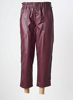 Pantalon 7/8 talie elastică mărime normală violet HOD femeie