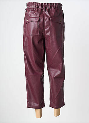 Pantalon 7/8 talie elastică mărime normală violet HOD femeie