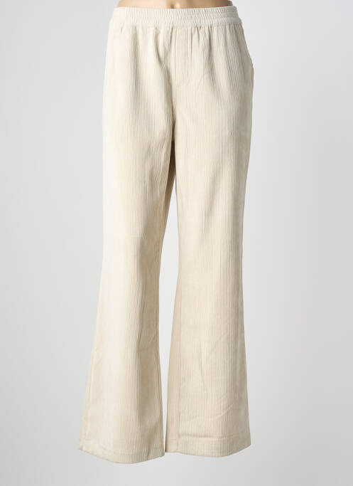 Pantalon larg mărime normală mărime normală bej MKT STUDIO femme