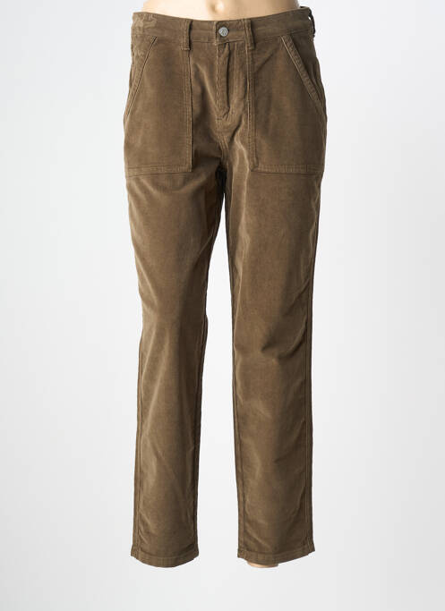 Pantalon drept elasticitate mărime normală verde MKT STUDIO femme