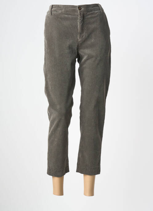 Pantalon trei sferturi elasticitate mărime normală gri HOD femme