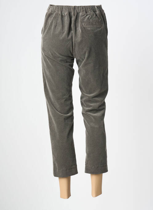 Pantalon trei sferturi elasticitate mărime normală gri HOD femme