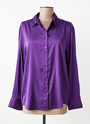 Cămașă croială dreaptă mâneci lungi violet GERARD DAREL femeie