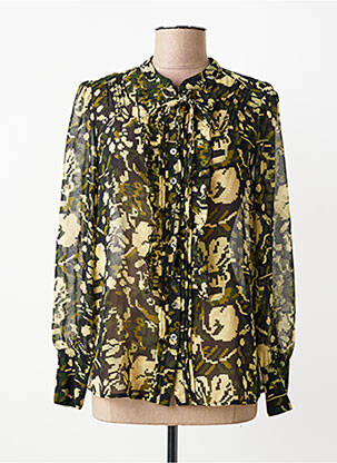 Cămașă țesătură crep mâneci lungi negru GERARD DAREL femme