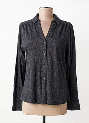 Cămașă croială cambrată mâneci lungi gri WHITE STUFF femme