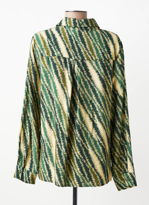 Cămașă imprimeu fantezie mâneci lungi verde PAKO LITTO femme