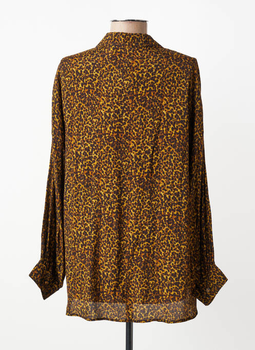 Cămașă croială dreaptă mâneci lungi maro HOD femme