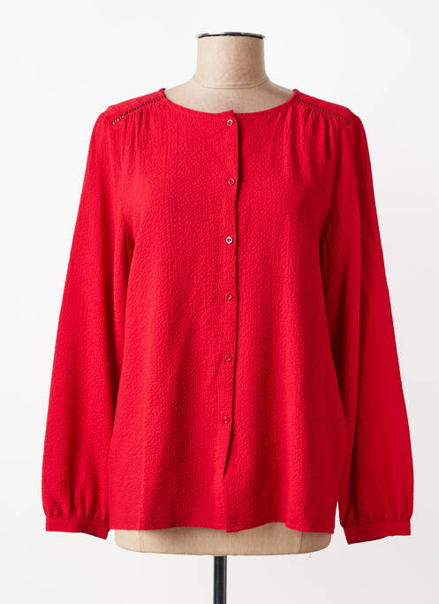 Cămașă țesătură crep mâneci lungi roșu STREET ONE femme