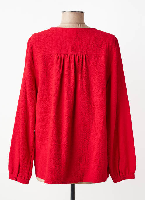 Cămașă țesătură crep mâneci lungi roșu STREET ONE femme