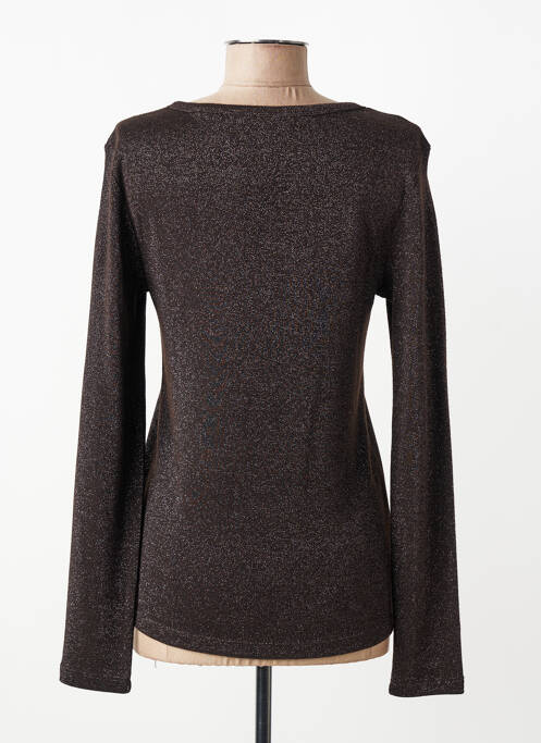 Tricou guler în v mâneci lungi negru STREET ONE femme