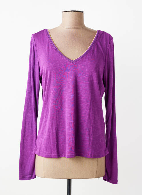 Tricou mâneci lungi mâneci lungi violet VILA femme