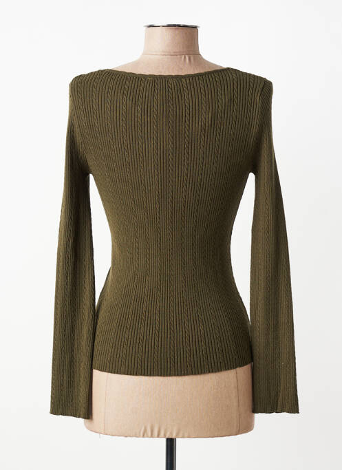 Pulover croială cambrată mâneci lungi verde PAKO LITTO femme