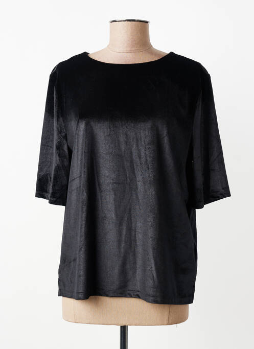 Tricou croială dreaptă mâneci scurte negru STREET ONE femme