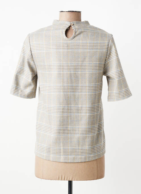 Top mâneci scurte mâneci scurte bej SIGNE NATURE femme