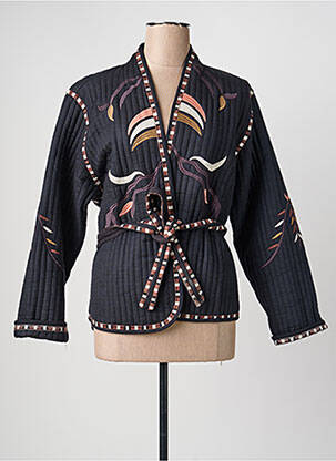 Jachete kimono mâneci lungi negru AN' GE femme
