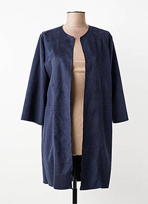 Jachete casual țesătură suedină albastru LA FEE MARABOUTEE femme