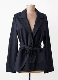 Jachete casual guler tip costum albastru LA FEE MARABOUTEE femeie