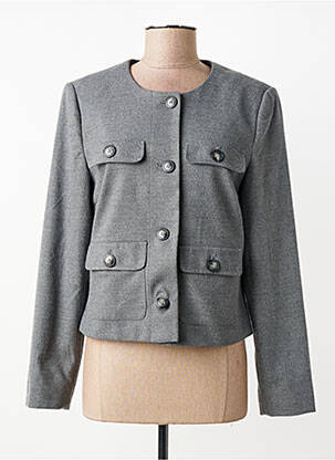 Jachete casual guler rotund gri BETTY BARCLAY femeie