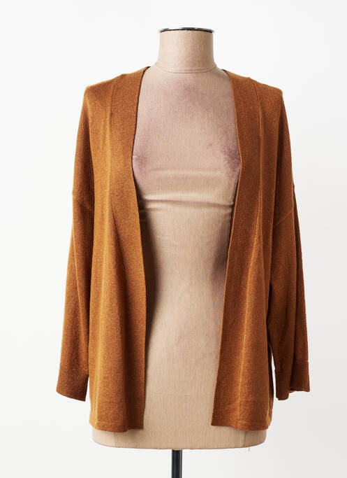 Vestă cu mâneci lungi mâneci lungi maro VILA femme