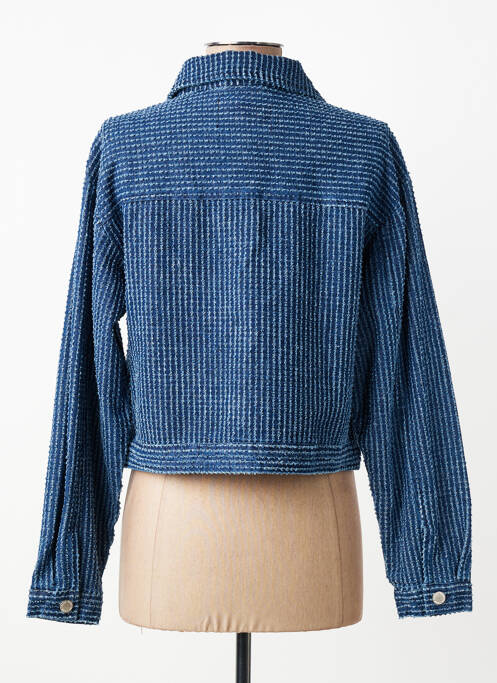 Jachete casual guler de bluză albastru B.YOUNG femme