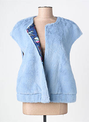 Jachete casual guler rotund albastru POM AMSTERDAM femeie