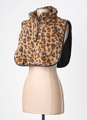 Guler / eșarfă de gât imprimeu fantezie bej PIECES femme