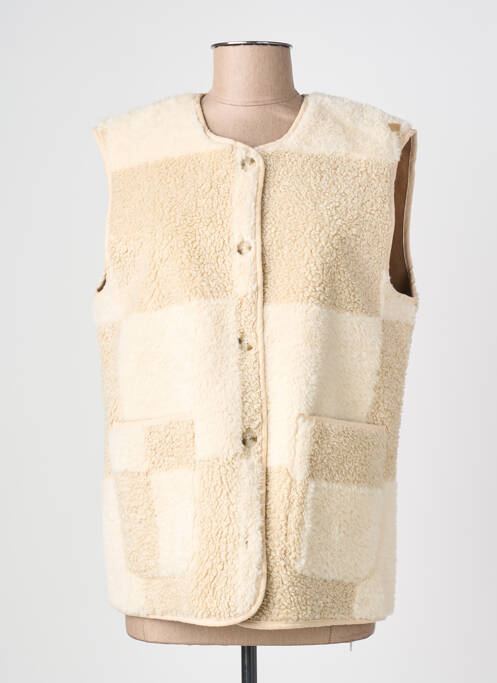 Jachete casual guler rotund bej ICHI femme