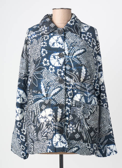 Jachete casual croială dreaptă albastru LAURE + MAX femme