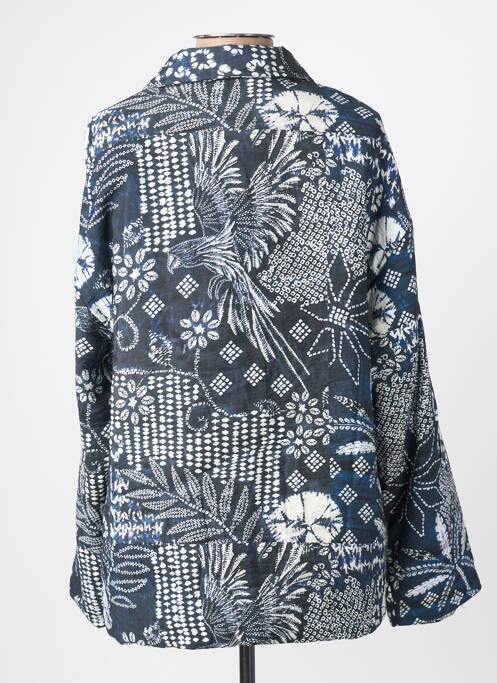 Jachete casual croială dreaptă albastru LAURE + MAX femme