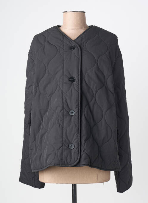 Geacă matlasată buzunare fără glugă negru GRACE & MILA femme